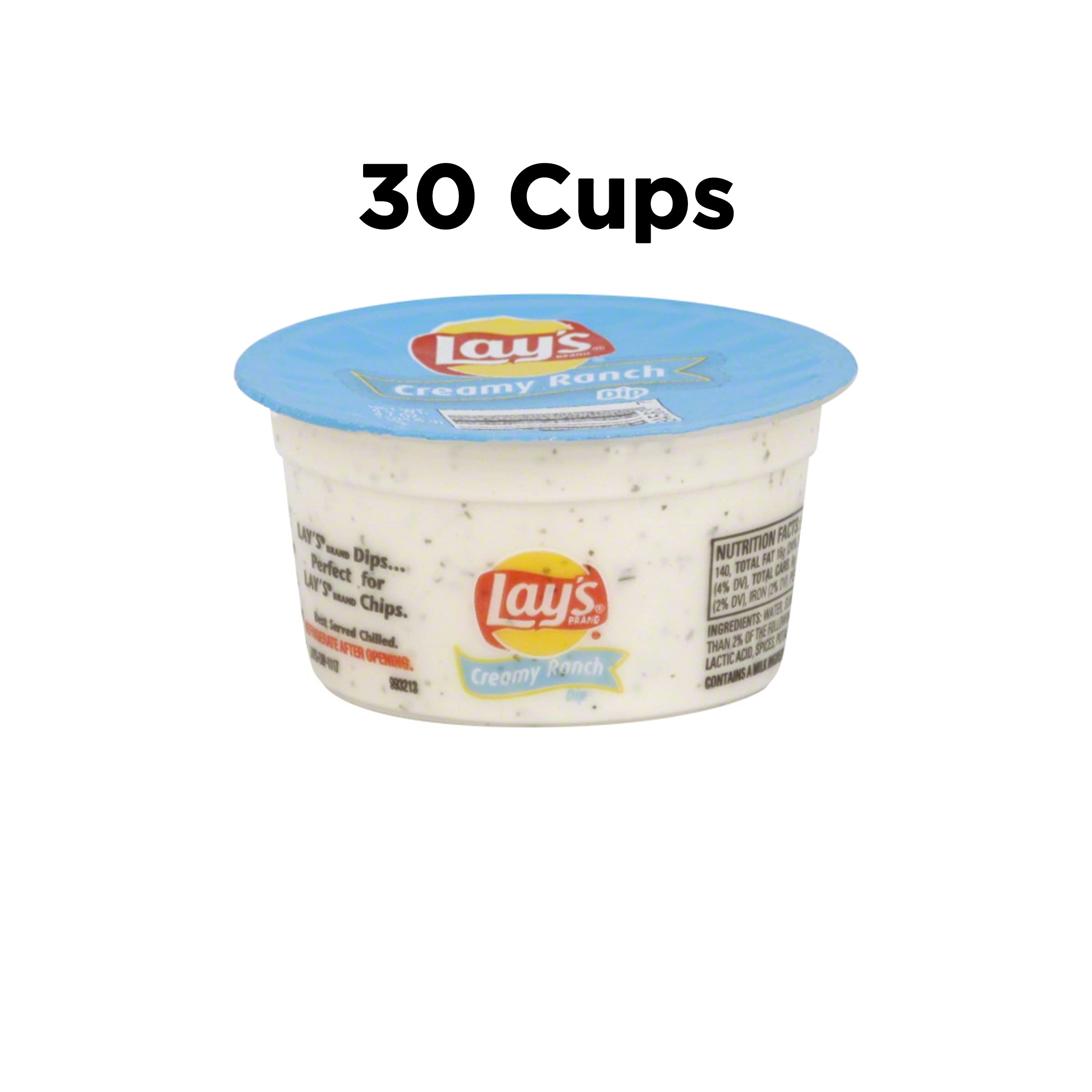 Lay's dip cups portion-control snack ready for on-the-go dipping.