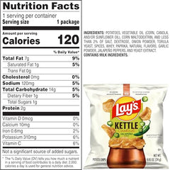 Lay's kettle-cooked jalapeño chip collection ready for sharing