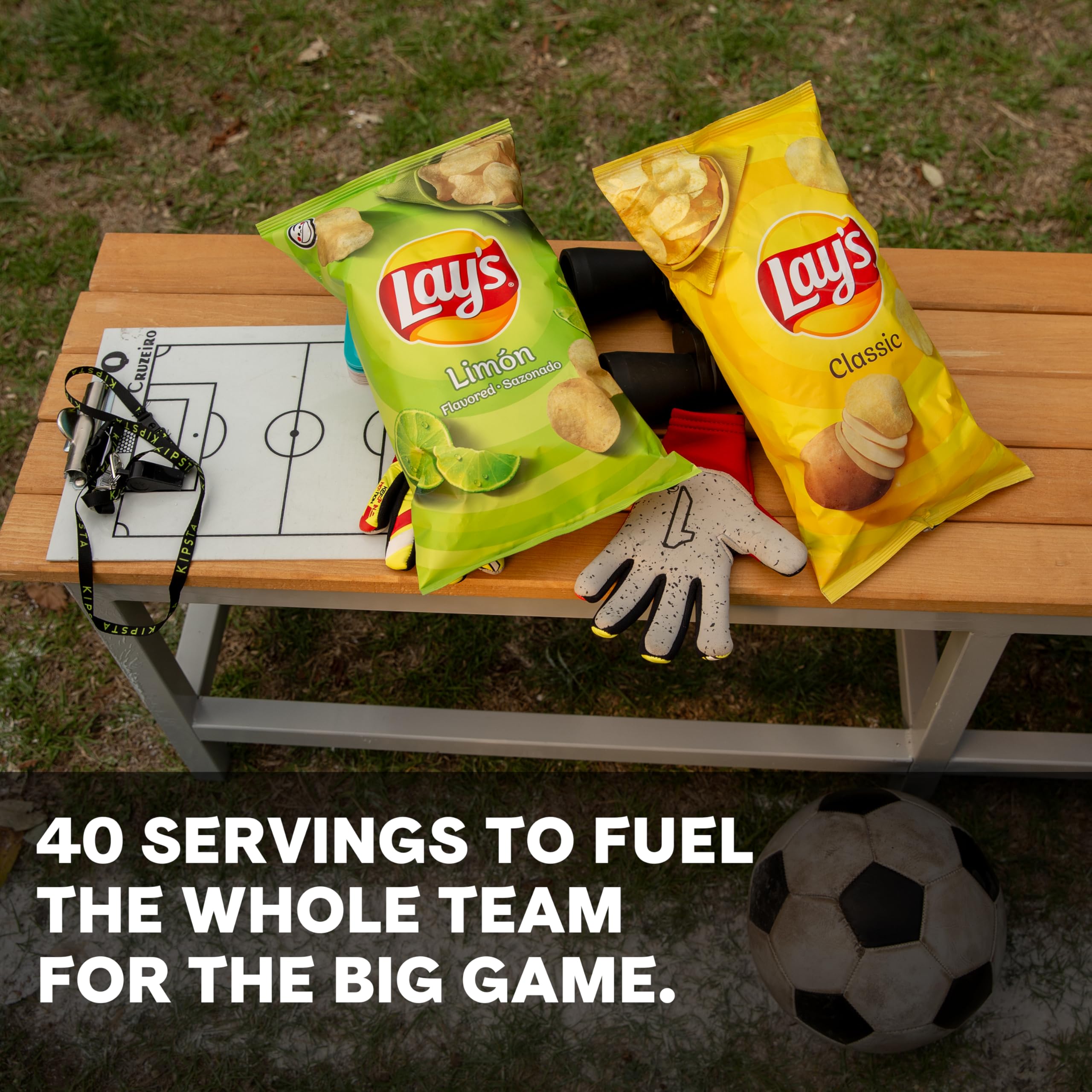 Lay's chips served with dips for entertaining