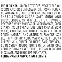 Lay's Stax gluten free label indicating snack suitability.