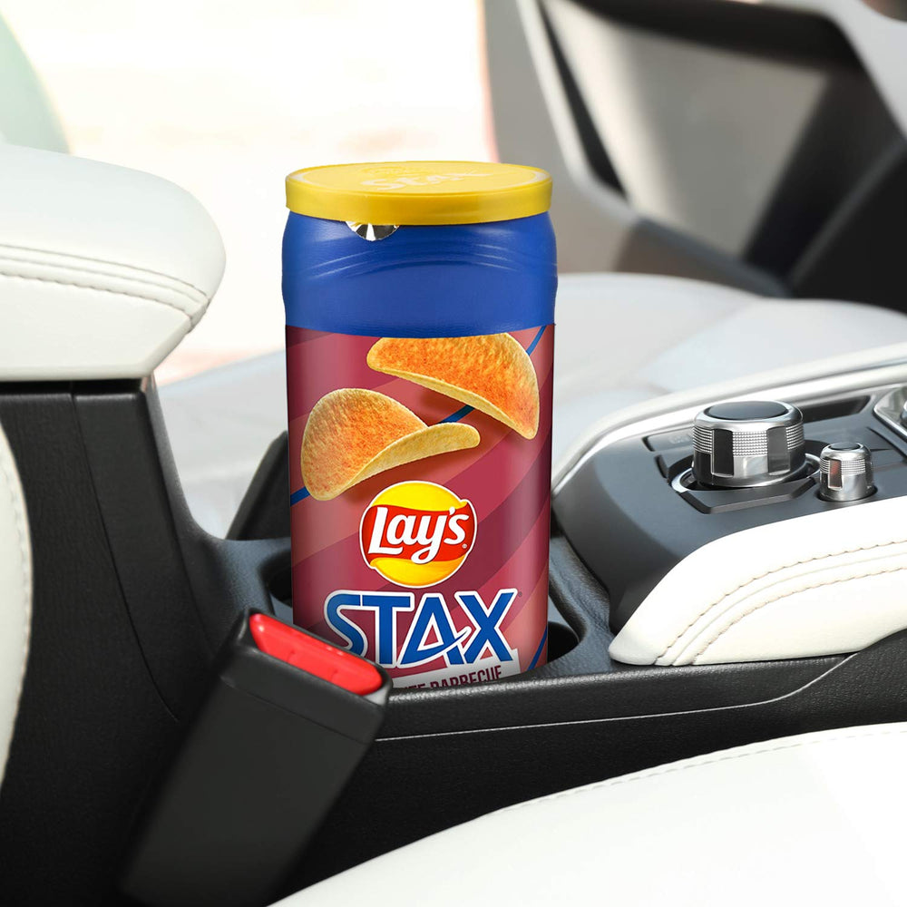 Lay’s Stax Mesquite BBQ chips ideal for lunchboxes and daily snacking.