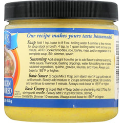 L.B. Jamison's Chicken Flavored Soup Base served in a bowl for comforting dinners.