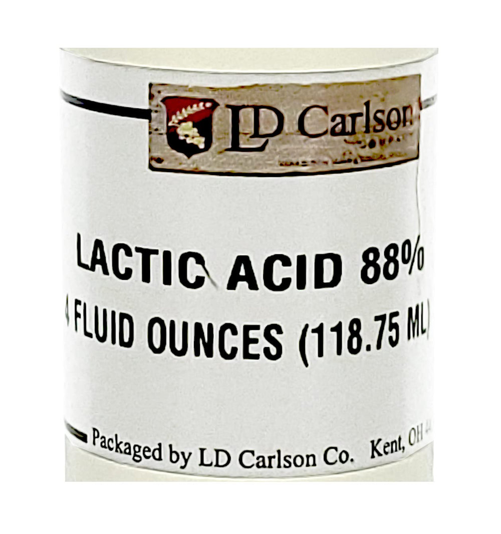 LD Carlson Lactic Acid 88% pour enables precise mash pH control.