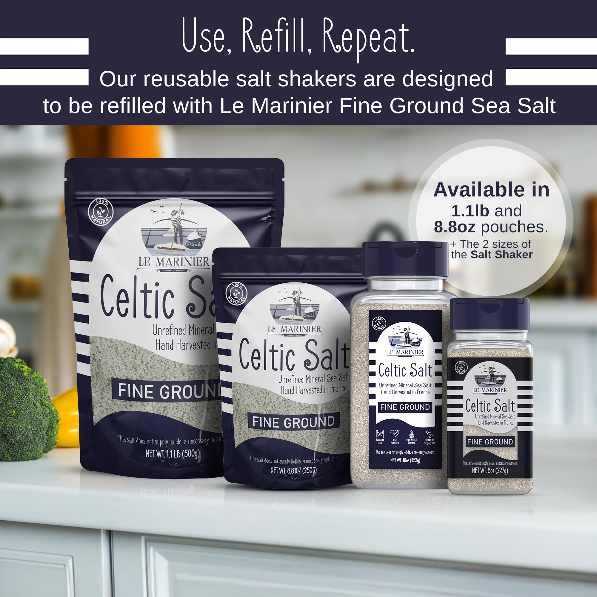 Great for table seasoning or finishing touches on seafood.