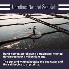 Le Marinier Fleur de Sel hand harvested method emphasizes natural unrefined salt