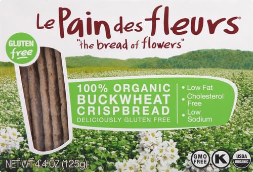 Le Pain des Fleurs crispbread slices on a plate, ready for tea time.