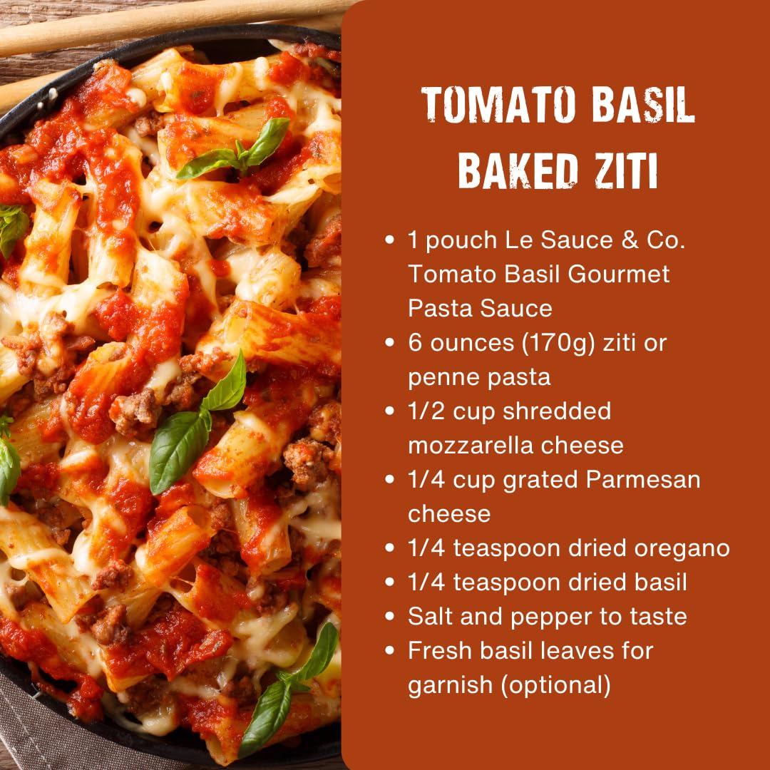 Aroma of tomato and basil from Le Sauce & CO sauce invites quick meals.