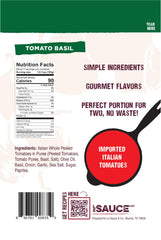 San Marzano tomatoes highlight premium Italian flavor in Le Sauce & CO sauce.