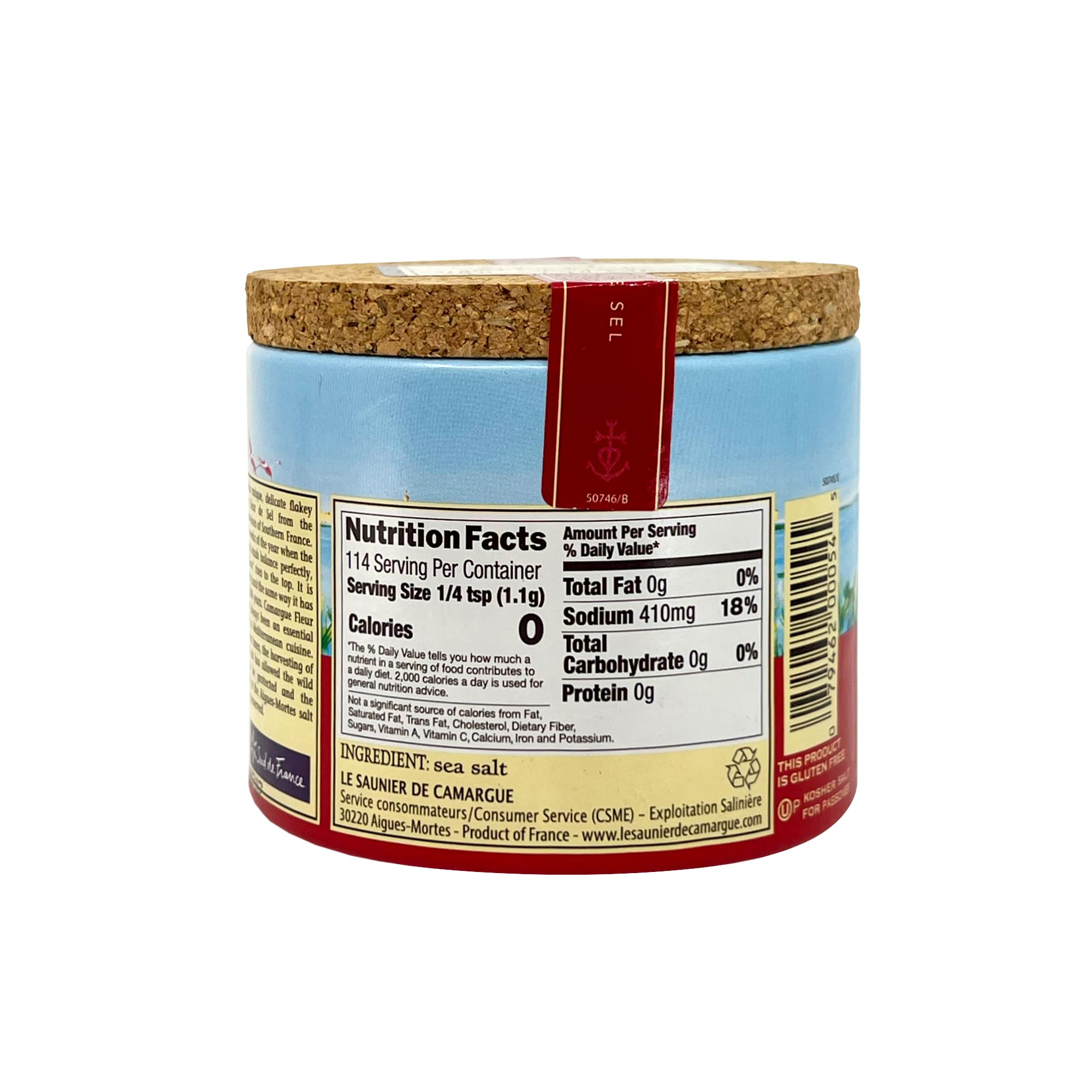 Fleur de Sel fine texture on a gourmet dish