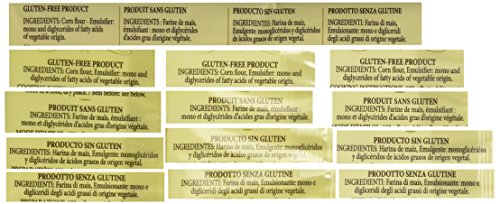 Le Veneziane gluten-free corn pasta ingredients, naturally gluten-free and low fat.