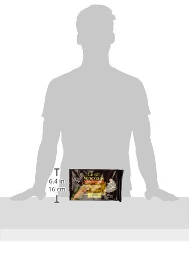 Le Veneziane gluten-free fusilli ingredients display highlighting pasta blend