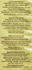 Le Veneziane gluten-free fusilli packaging close-up showing four 8.8 oz packs