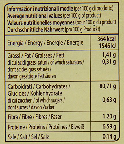 Egg-free icon shown with Le Veneziane pasta for dietary restrictions.