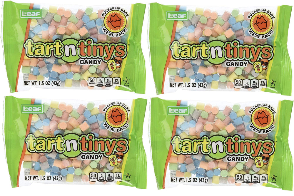 Leaf Brands Tart n Tinys pack of colorful candies for on-the-go snacking