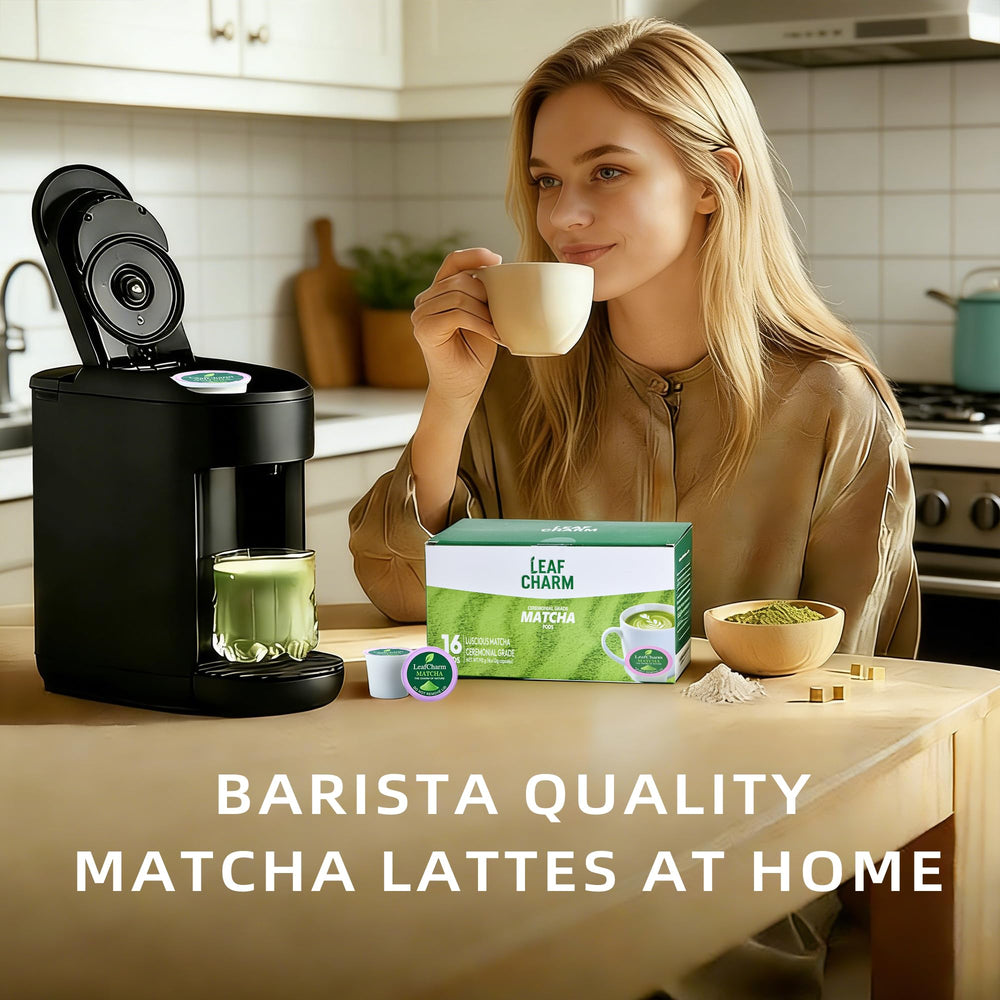 LeafCharm sugar-free K-Cup pod for keto-friendly, zero-calorie beverages