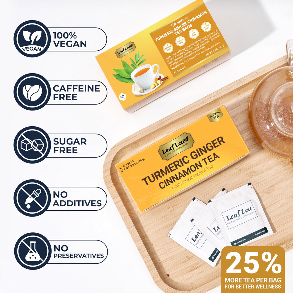 LeafLea handcrafted tea bags reflect careful sourcing and quality.