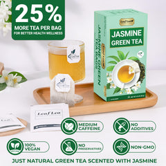 LeafLea individually wrapped tea bags preserve freshness and aroma