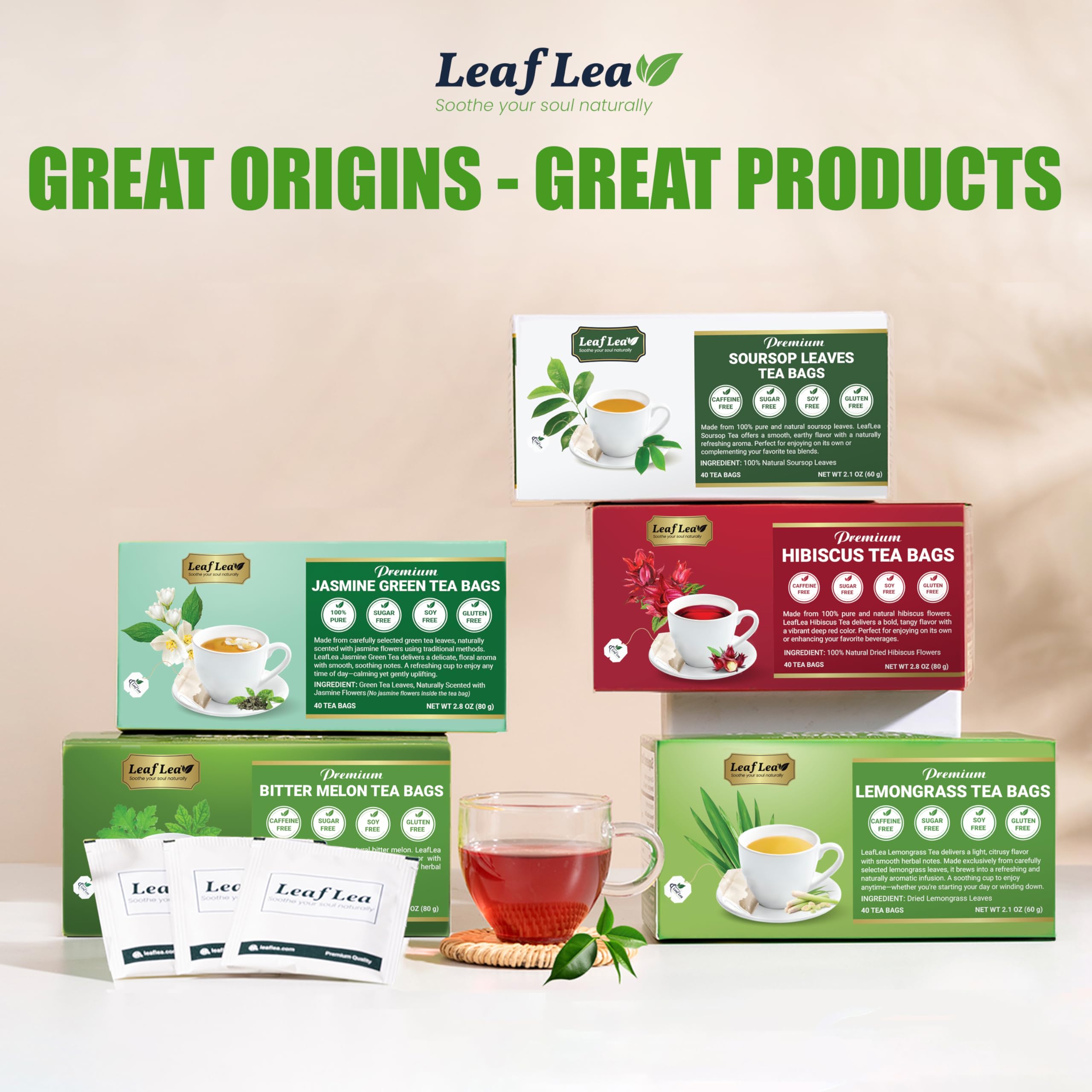 LeafLea storage box keeping tea fresh on the shelf