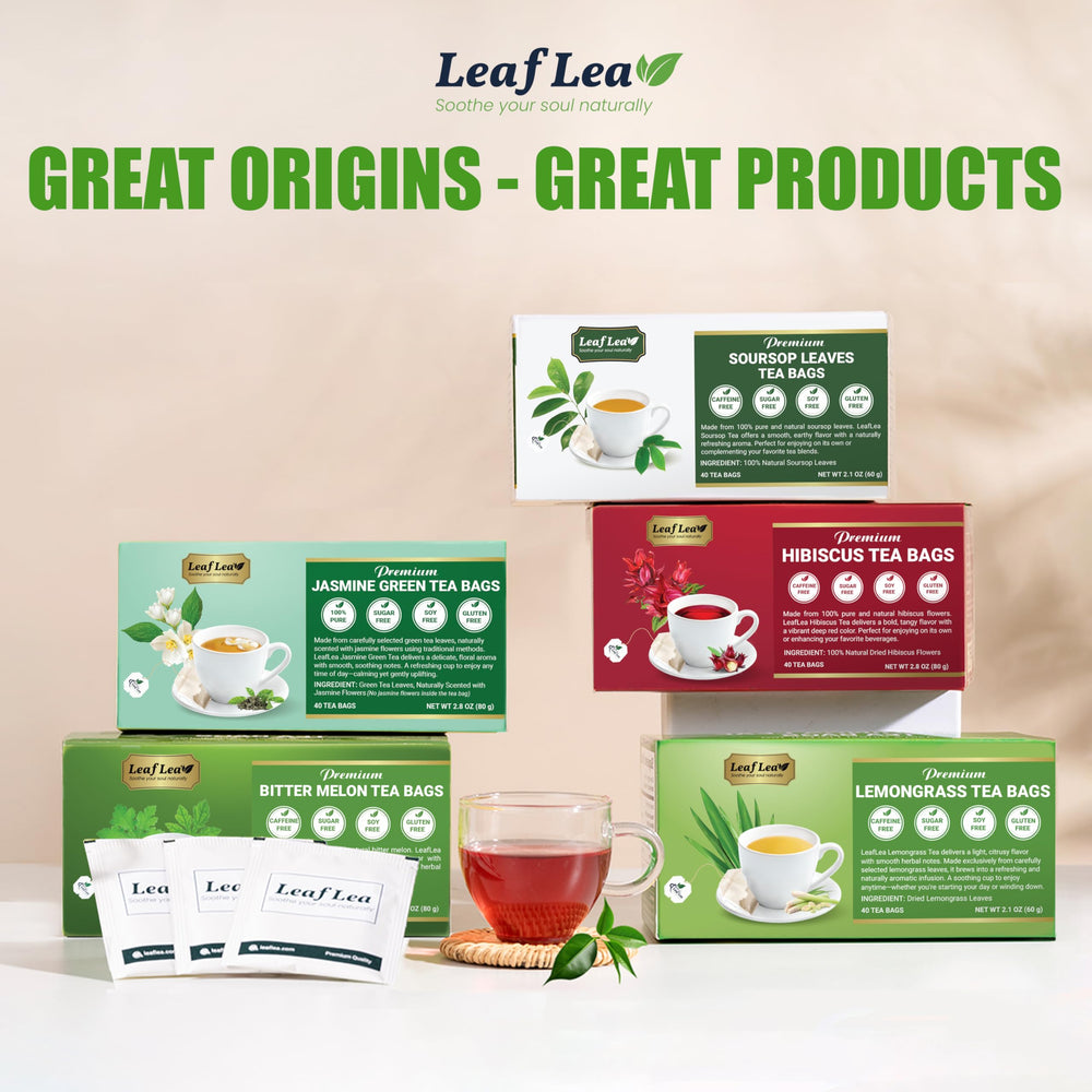 LeafLea storage box keeping tea fresh on the shelf