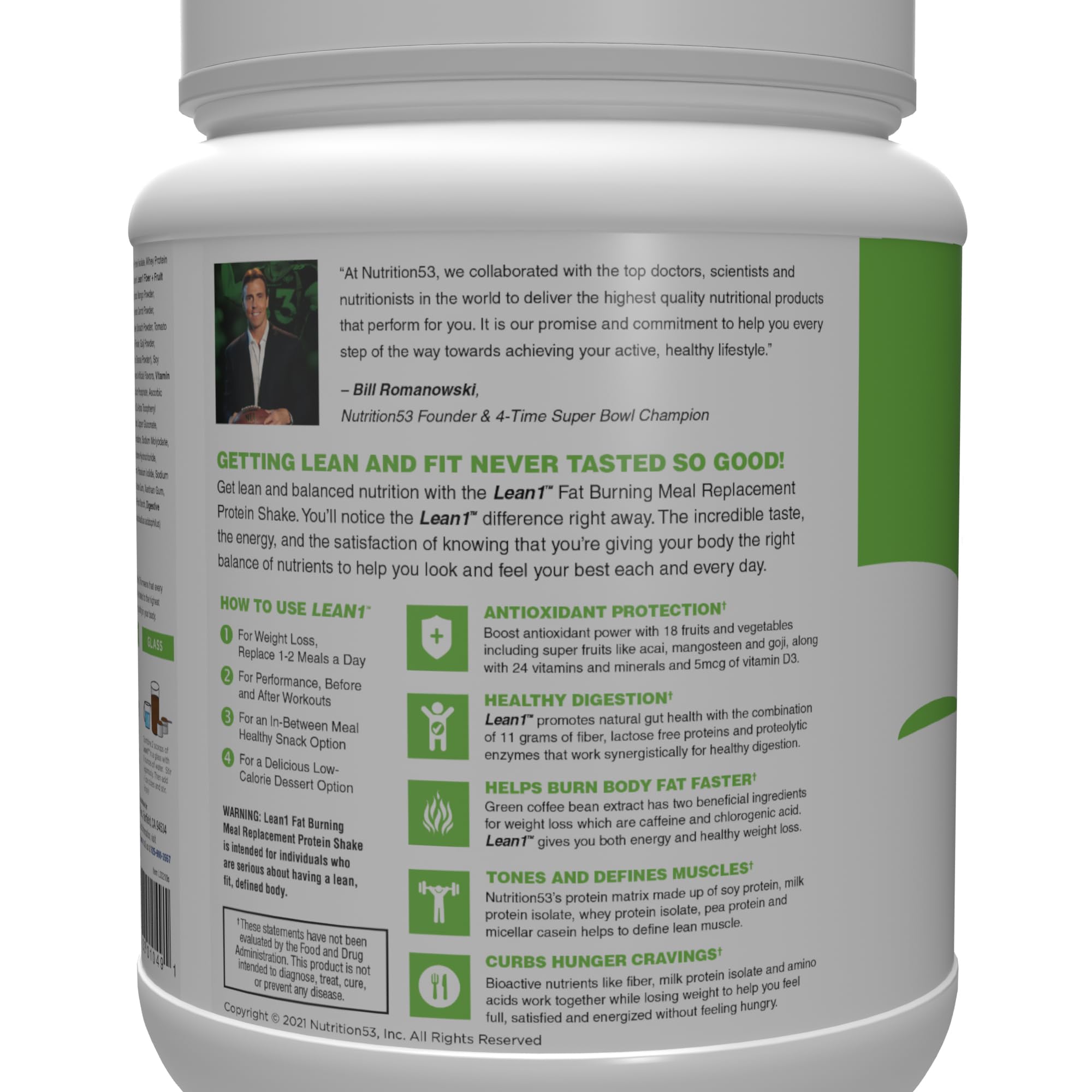 LEAN1 gluten-free and soy-free label reassures allergen-conscious shoppers