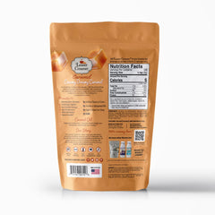 Leaner Creamer coconut creamer pour into cup showing smooth caramel flavor.