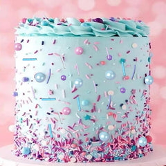LEBERY pastel sprinkles pink pearls add elegant accents to cookies