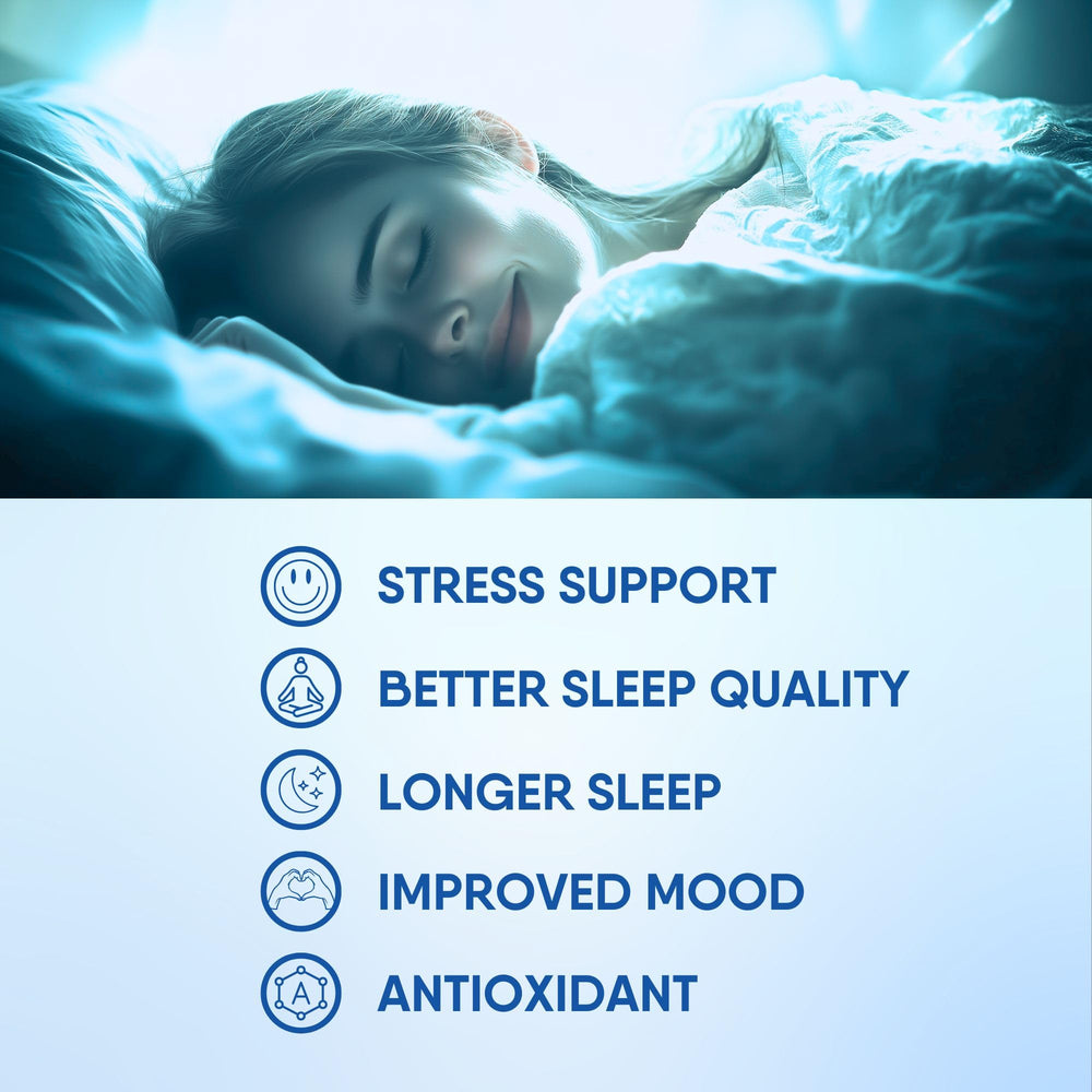 Leckar Sleep Aid Herbal Tea California poppy aids peaceful unwinding.