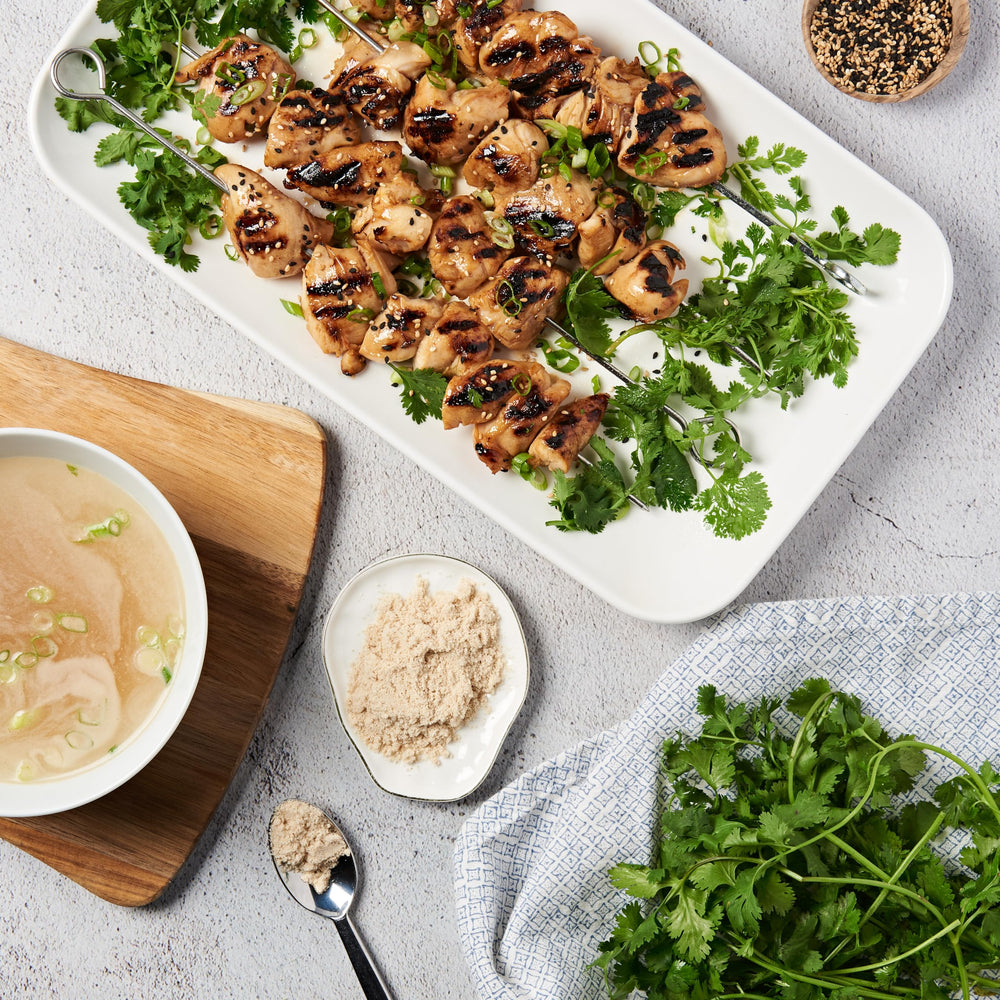 Lee Kum Kee Chicken Bouillon Powder marinade meat adds quick flavor.