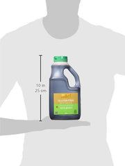 Label closeup of Lee Kum Kee gluten-free soy sauce highlighting ingredients