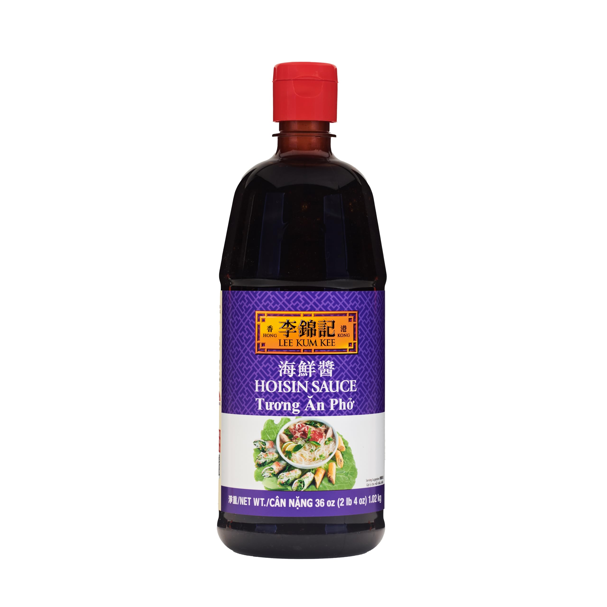 Lee Kum Kee Hoisin Sauce bottle top view for rich glaze ideas