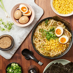 Lee Kum Kee Less Sodium Soy Sauce stir-fry pan delivers deep umami for quick weeknight meals