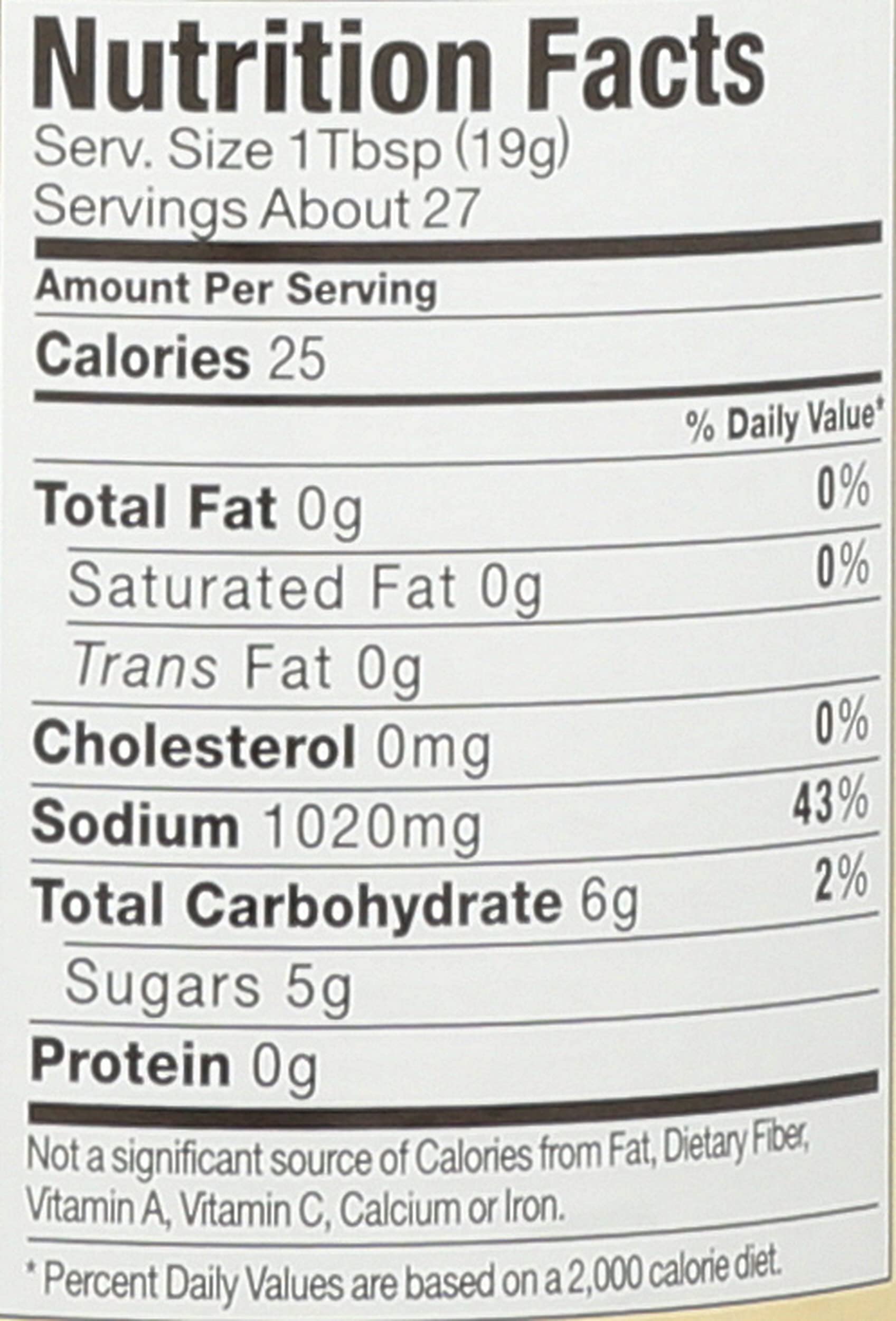 Lee Kum Kee Oyster Sauce ingredients label close-up for informed choice