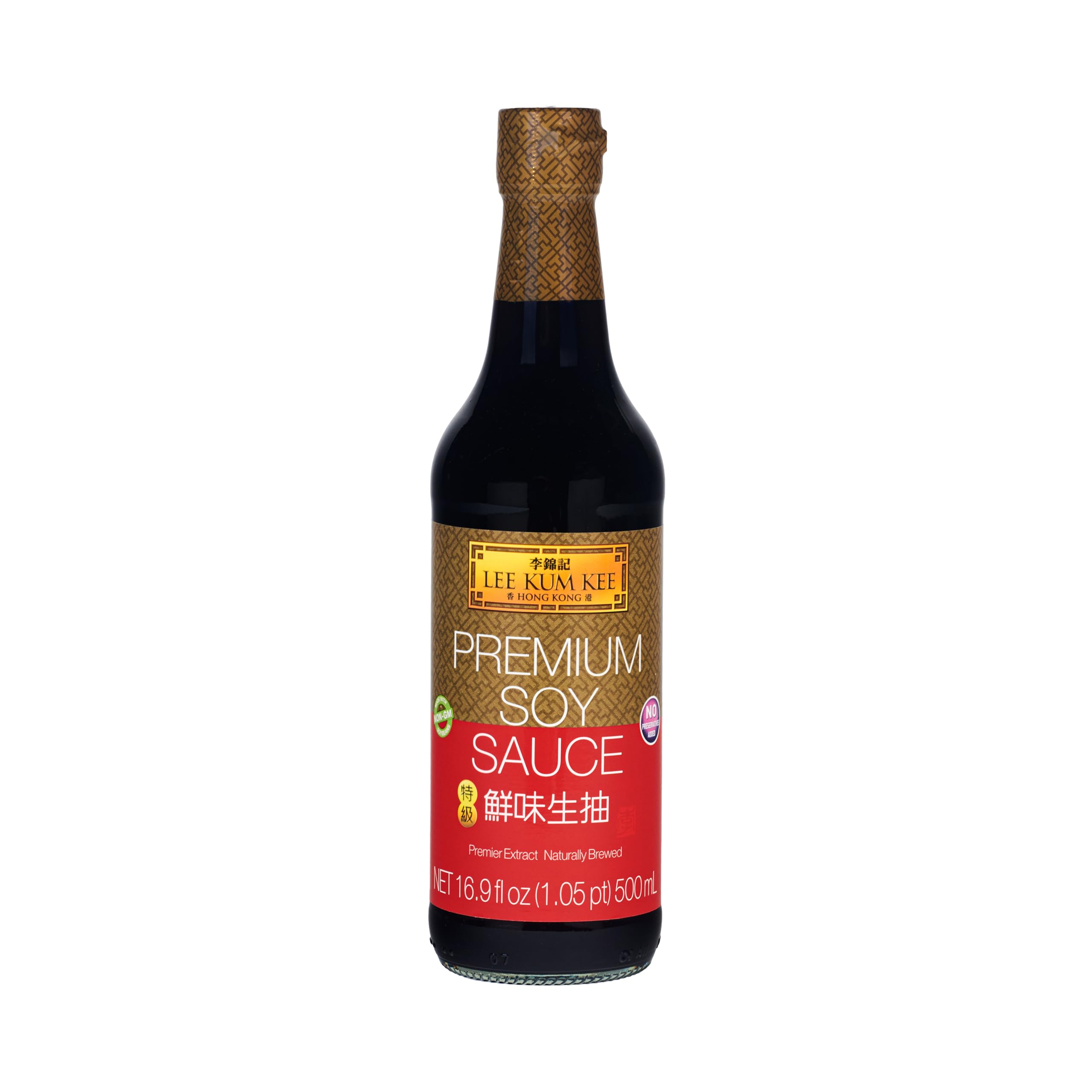Lee Kum Kee Premium Light Soy Sauce bottle showcasing versatile all-purpose umami for meals