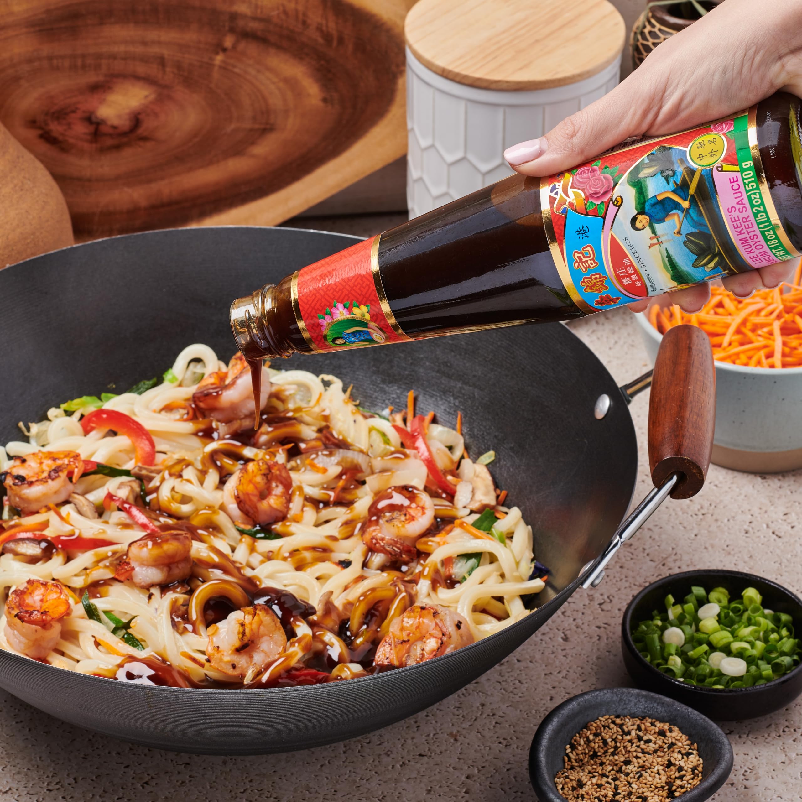 Lee Kum Kee Premium Oyster Sauce broth base enriches soups and gravies.