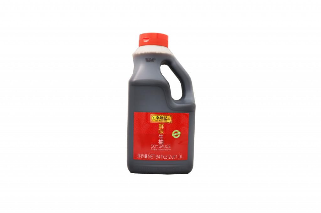 Lee Kum Kee soy sauce bottle ready for marinades and stir-fries.