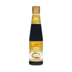 Lee Kum Kee Sweet Soy Sauce bottle pour adds glossy glaze and depth.