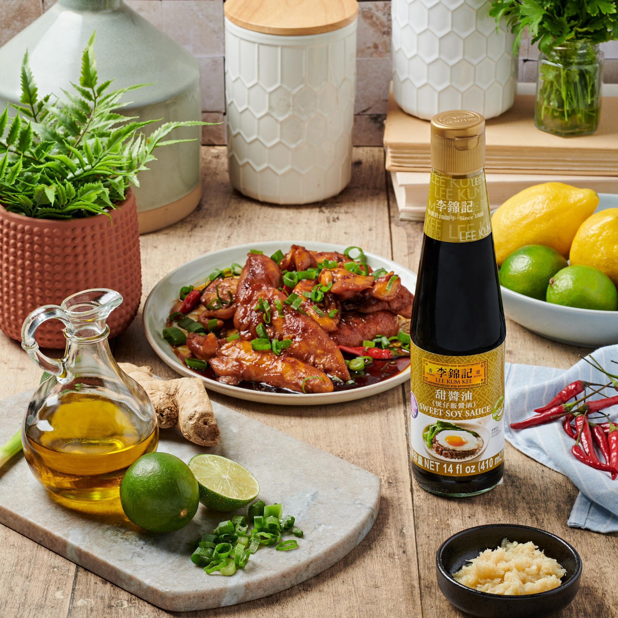 Lee Kum Kee Sweet Soy Sauce is vegan and non-GMO.
