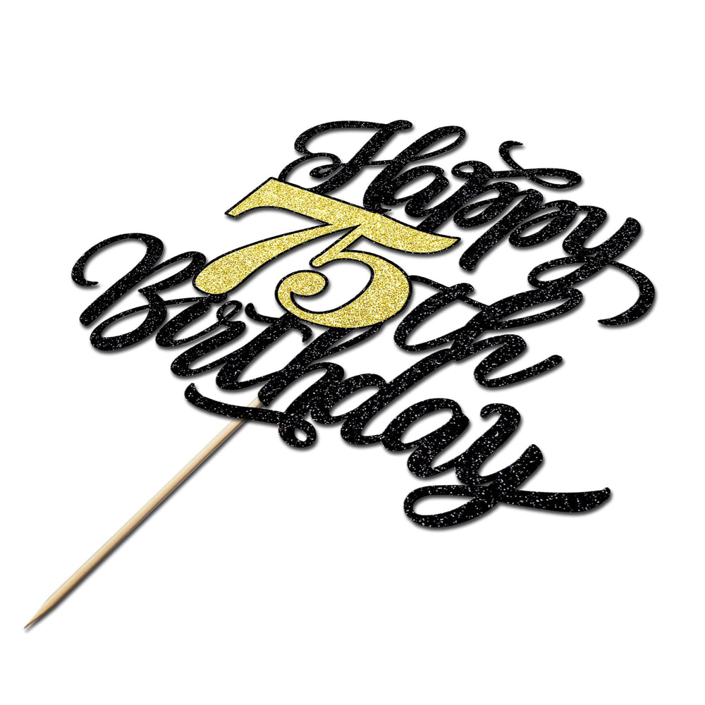 Leetaivie cake topper on a frosted cake demonstrates versatile party decor.