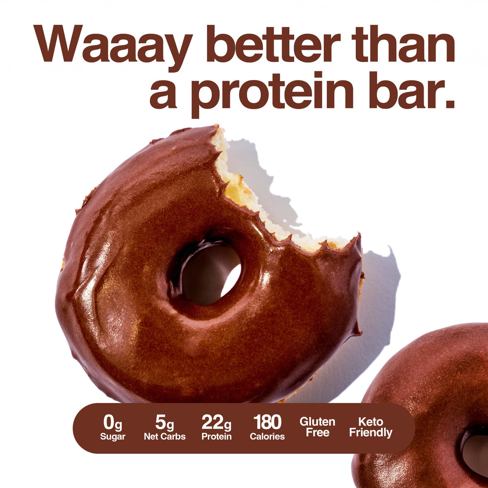 Legendary Foods Protein Donuts in gluten-free form for gluten-conscious snacking.