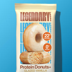 Legendary Foods Protein Donuts warm treat in seconds after microwaving.