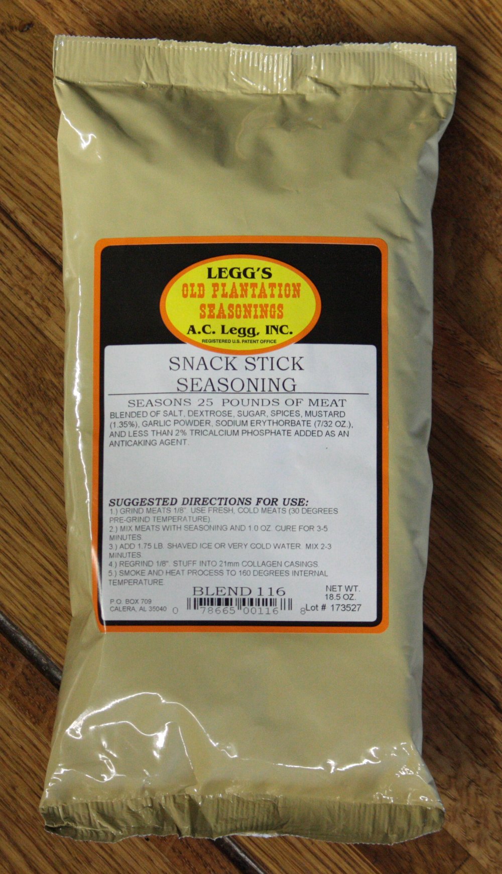 Closeup of Legg's seasoning highlighting texture and color profile.