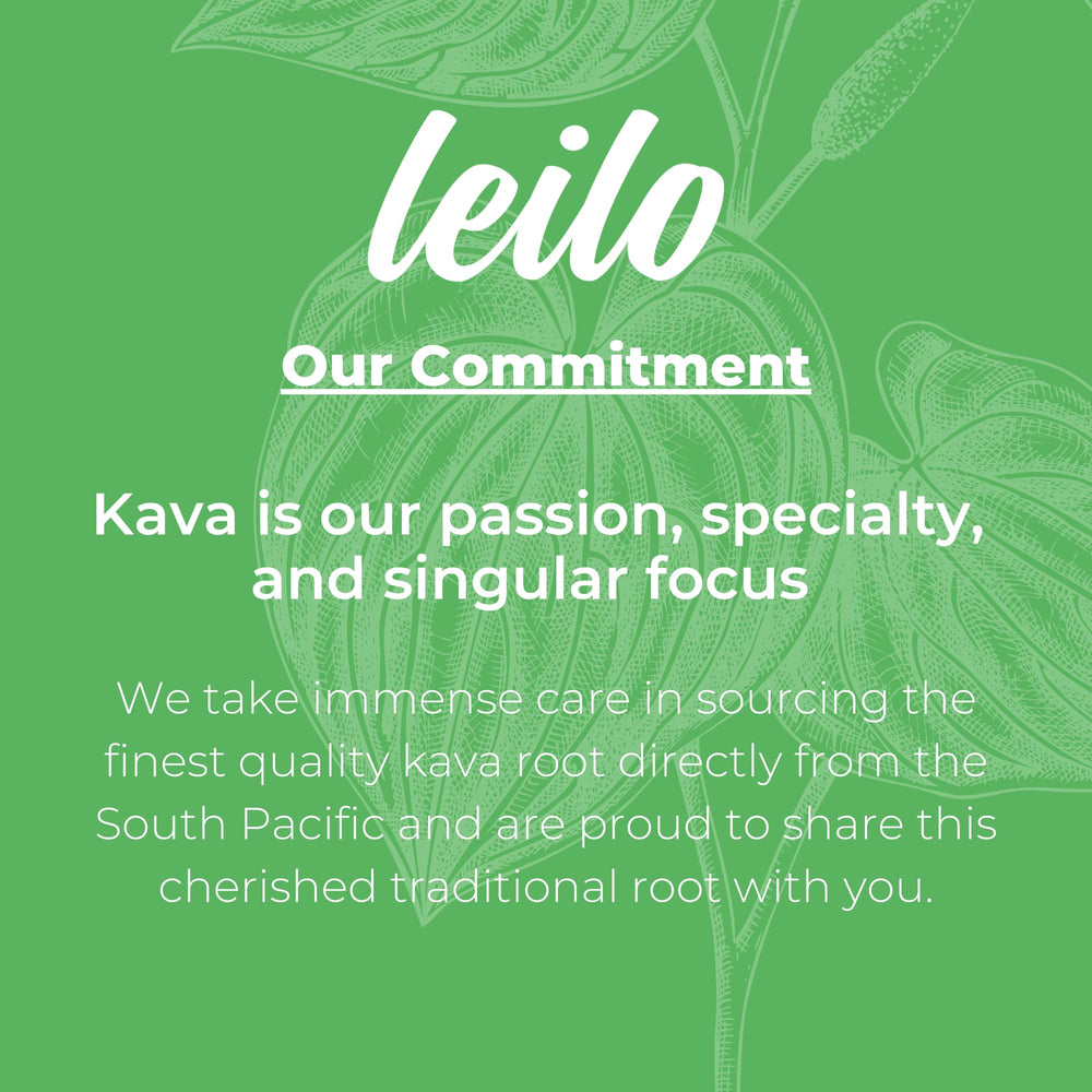 Leilo Kava pouring into glass to reveal bubbly, inviting texture.