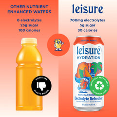 Leisure Hydration twelve-pack on shelf for convenient family hydration