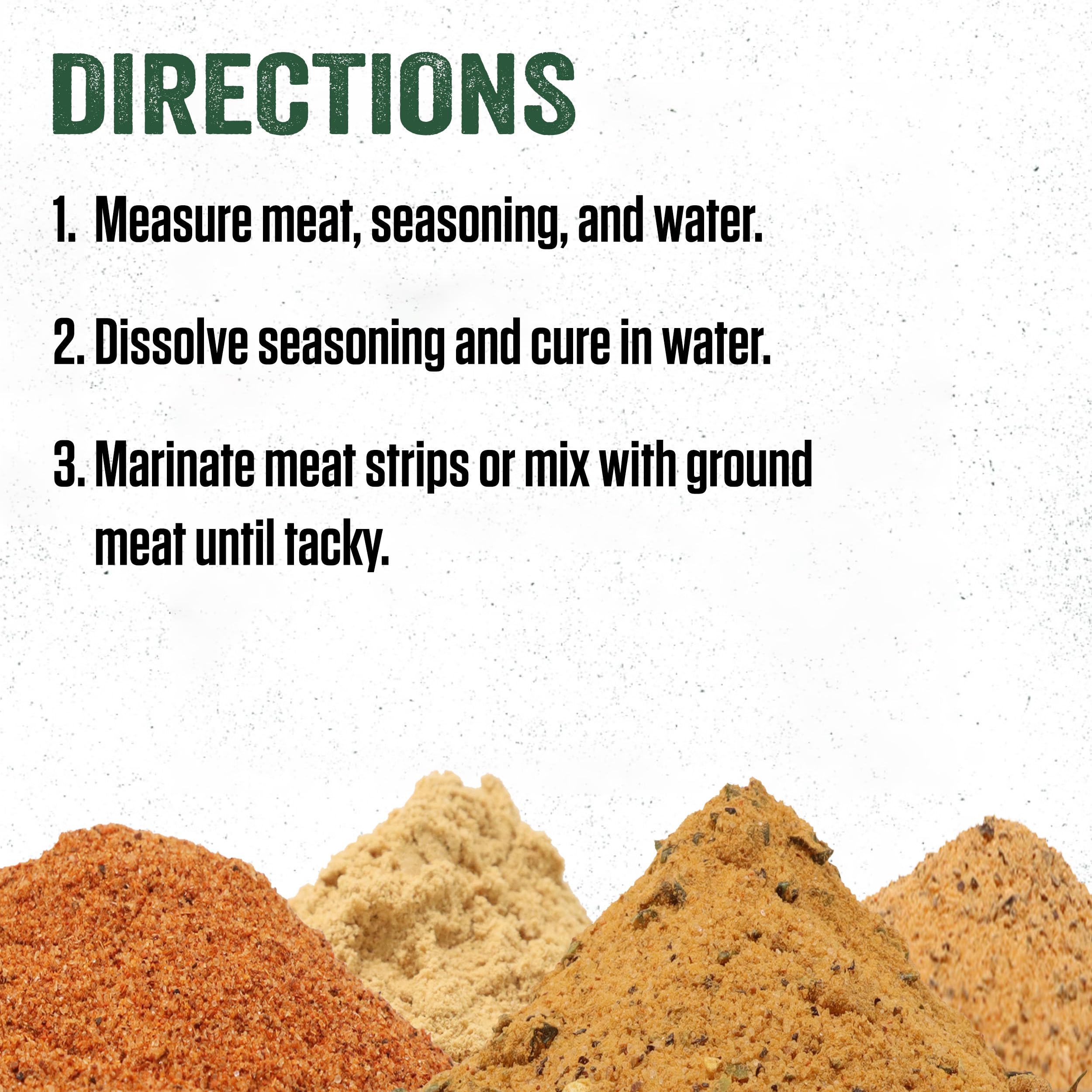 LEM Backwoods pre-measured cure packet aids easy, consistent jerky making.