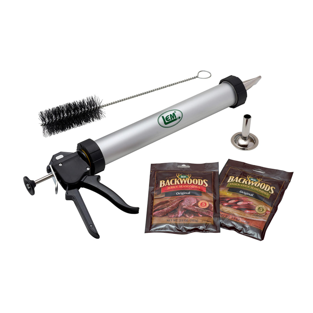 LEM Jerky Cannon with anodized-barrel showing durable construction for long-term use