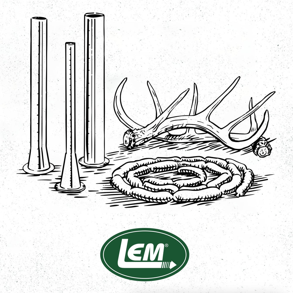 LEM universal compatibility with stuffing equipment highlights easy fit