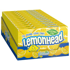 Lemonhead Hard Lemon Candy theatre box pack12 for shareable cinema snacking.