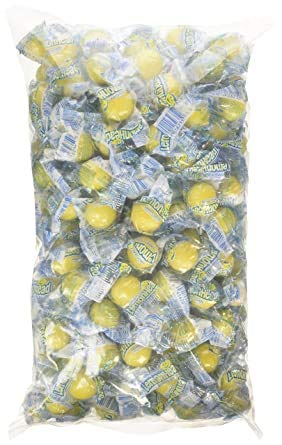 LEMONHEADS bulk open bag; vibrant lemon candy for celebrations.