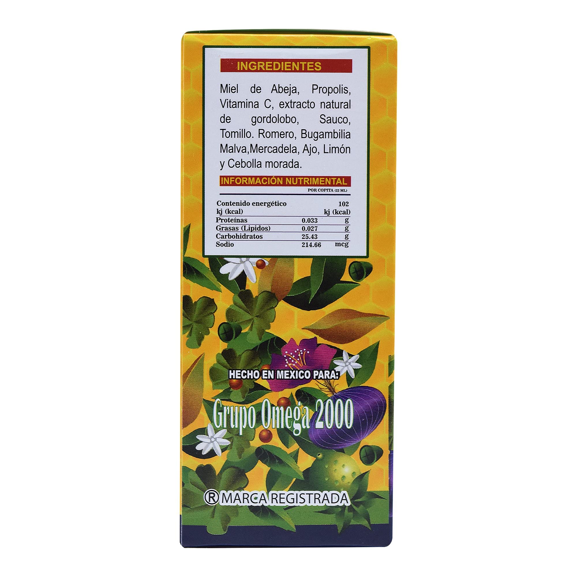 Lenico Pulmobron ingredients blend featuring mullein, thyme, and rosemary