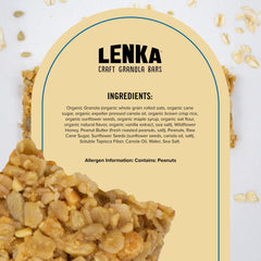 Lenka gluten-free bar, Kosher certified, ideal for mindful snacking
